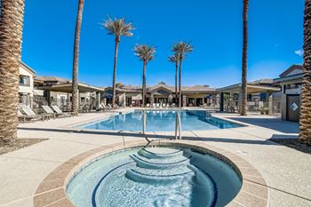 Hot tub and pool